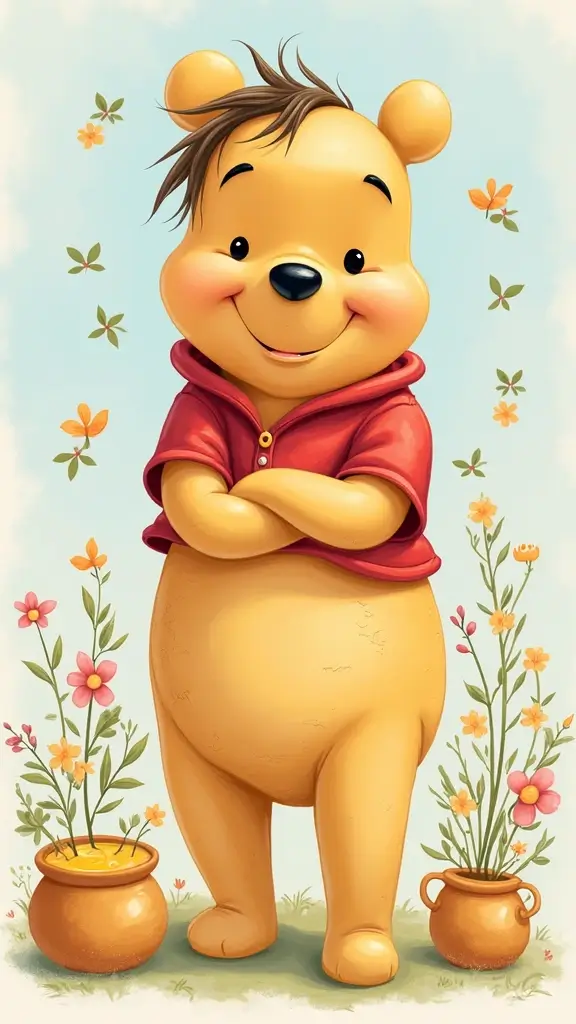 21 Winnie the Pooh Baby Shower Ideas That Are Too Cute - 1. Pooh Bear Invitations