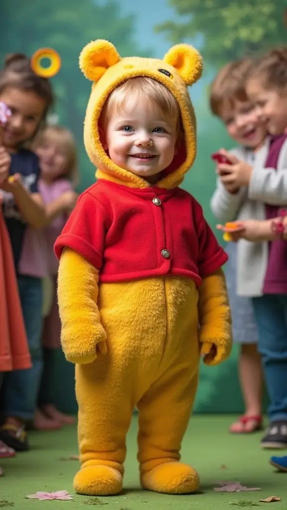21 Winnie the Pooh Baby Shower Ideas That Are Too Cute - 6. Pooh Bear Photo Booth