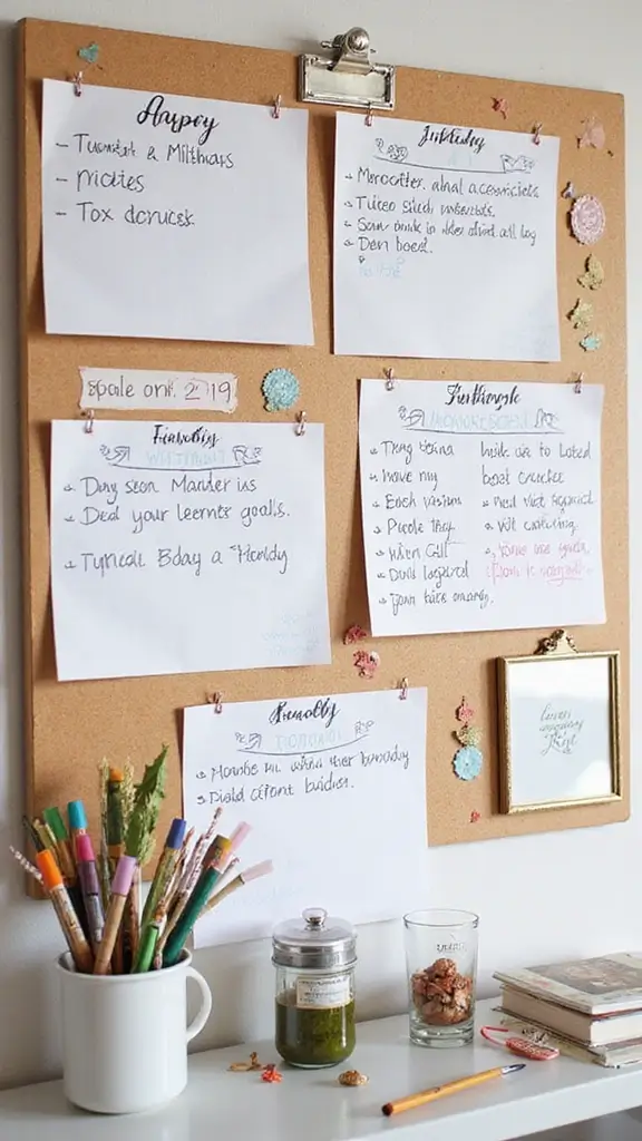 25 Best Visionboard Aesthetic Ideas to Manifest Your Dreams - 14. Yearly Vocabulary Goals