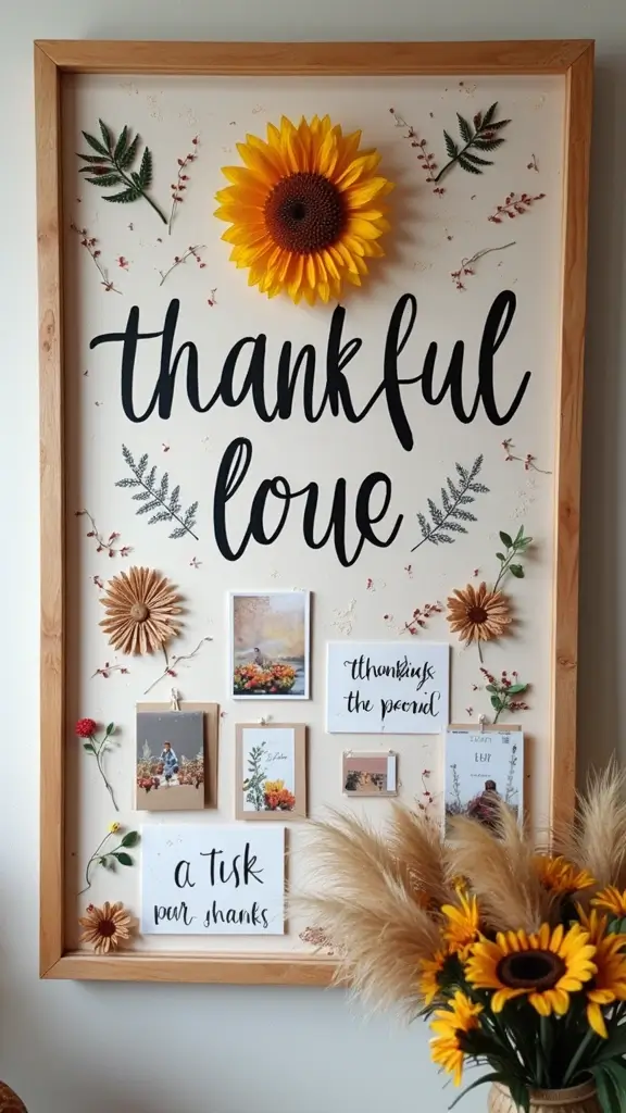 25 Best Visionboard Aesthetic Ideas to Manifest Your Dreams - 15. Gratitude Section