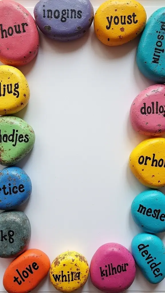 25 Best Visionboard Aesthetic Ideas to Manifest Your Dreams - 21. Affirmation Stones