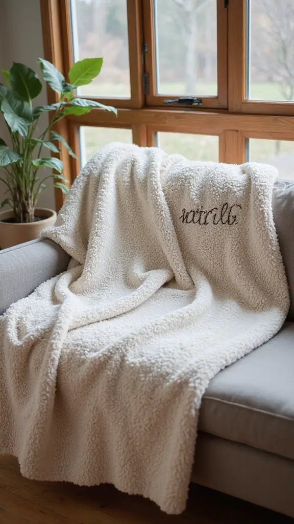 15 Thoughtful Gifts for Your Daughter on Her Wedding Day - 13. A Personalized Blanket