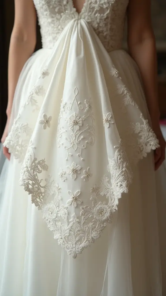 15 Thoughtful Gifts for Your Daughter on Her Wedding Day - 3. Personalized Wedding Day Handkerchief