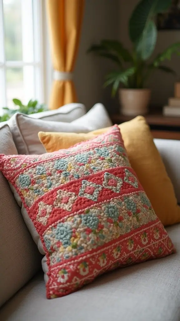 19 Heartfelt Homemade Mother's Day Gifts that Will Make Her Cry Happy Tears! - 16. Decorative Pillow Covers