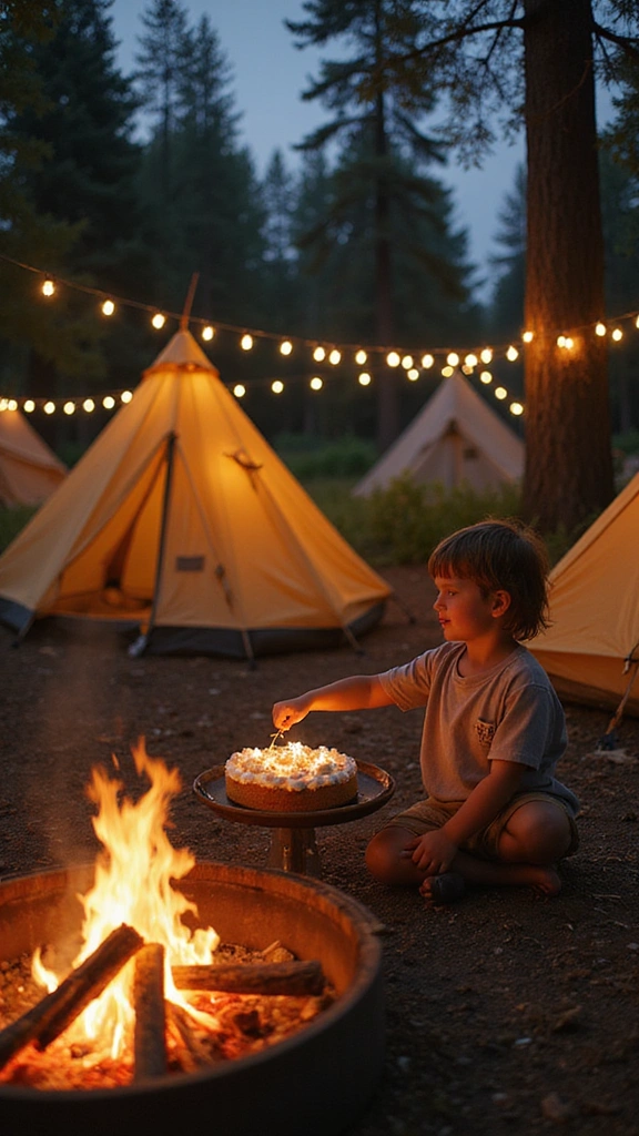 19 Unbelievably Fun Parenting Party Planning Ideas That Will Wow Your Kids! - 19. Camping Under the Stars