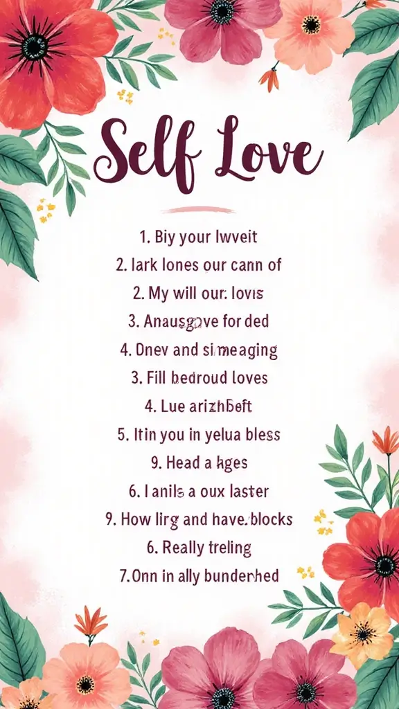 20 Tips for Getting Over a Breakup That Will Truly Help You Move On - 18. Create a Self-Love List