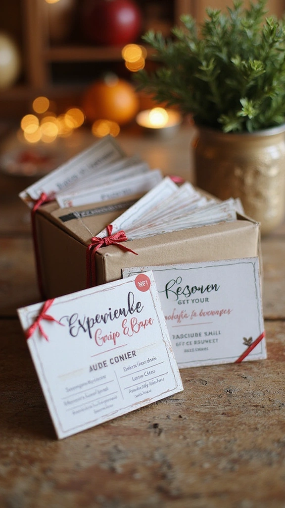 20 Unique Anniversary Gifts They'll Actually Cherish — Personalized, Romantic, and Thoughtful! - 9. Experience Gift Voucher