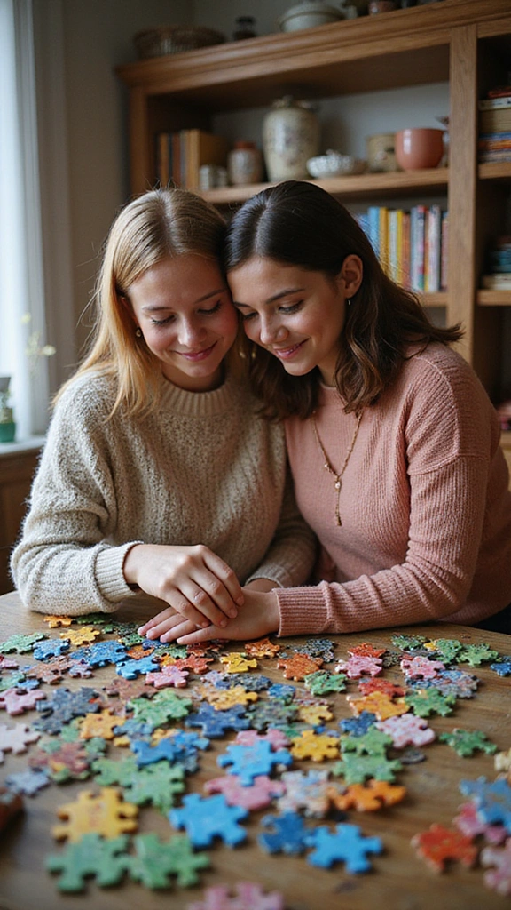 20th Anniversary Gifts That Say “Forever” - 15. A Unique Puzzle of Their Wedding Photo