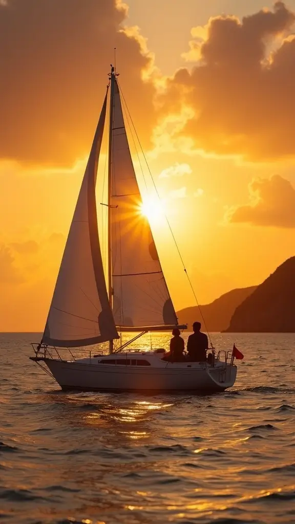21 Experiences to Gift Your Partner They'll Never Forget (Surprise Date Ideas Included!) - 2. Romantic Sunset Sail
