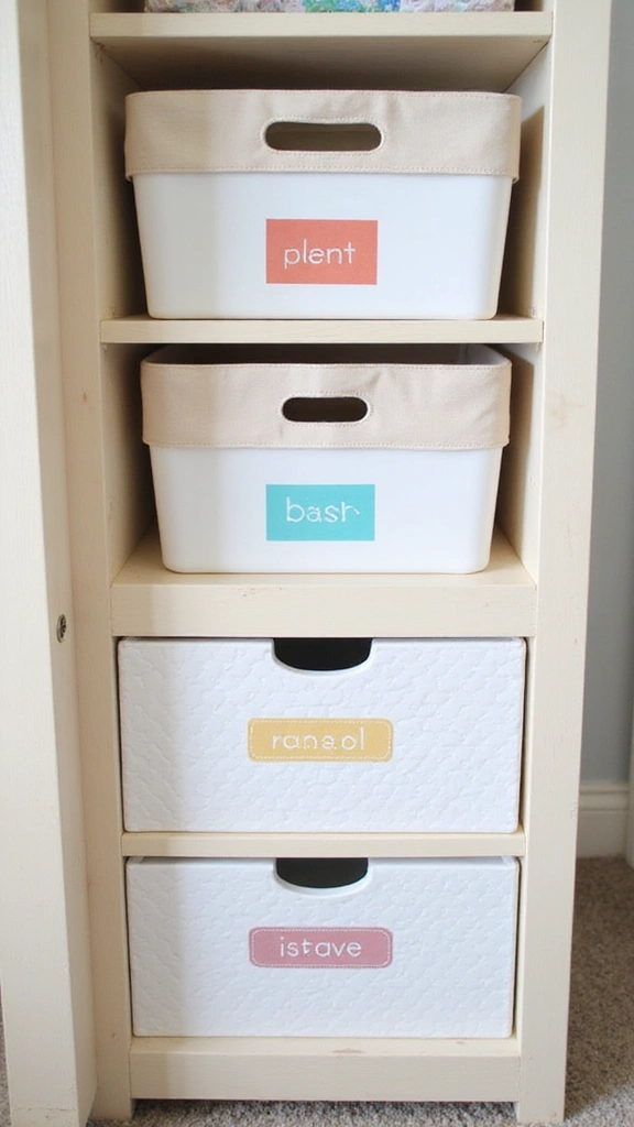 23 Baby Room Organization Tips That'll Make You Say 'Why Didn't I Think of That?!' - 15. Label Everything