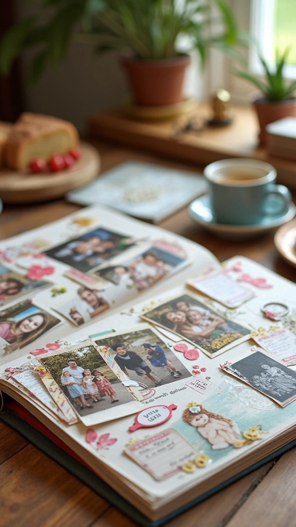 23 Budget-Friendly Mother's Day Ideas That Will Melt Her Heart (Without Breaking the Bank!) - 15. Family Scrapbook Project