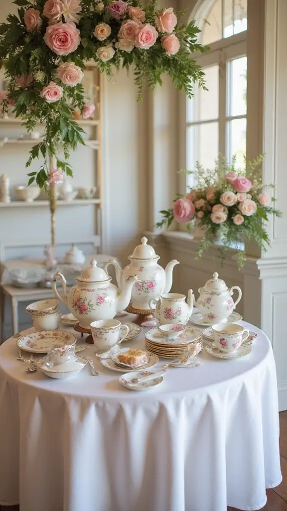 25 Baby Shower Photo Booth Ideas That Will Steal the Show (You Won't Believe #10!) - 14. Tea Party Extravaganza