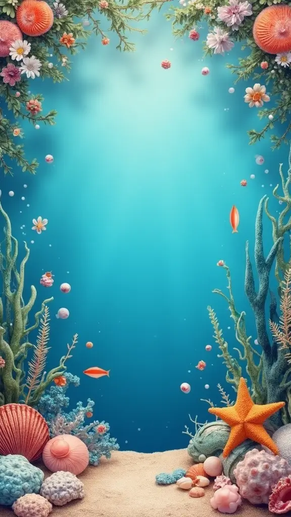 25 Baby Shower Photo Booth Ideas That Will Steal the Show (You Won't Believe #10!) - 16. Under the Sea