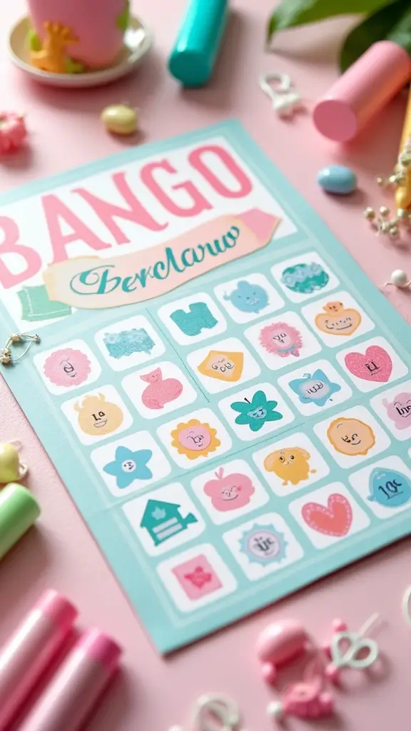 25 Creative Baby Shower Games That Will Have Everyone Laughing (You Won't Believe #5!) - 1. Baby Bingo