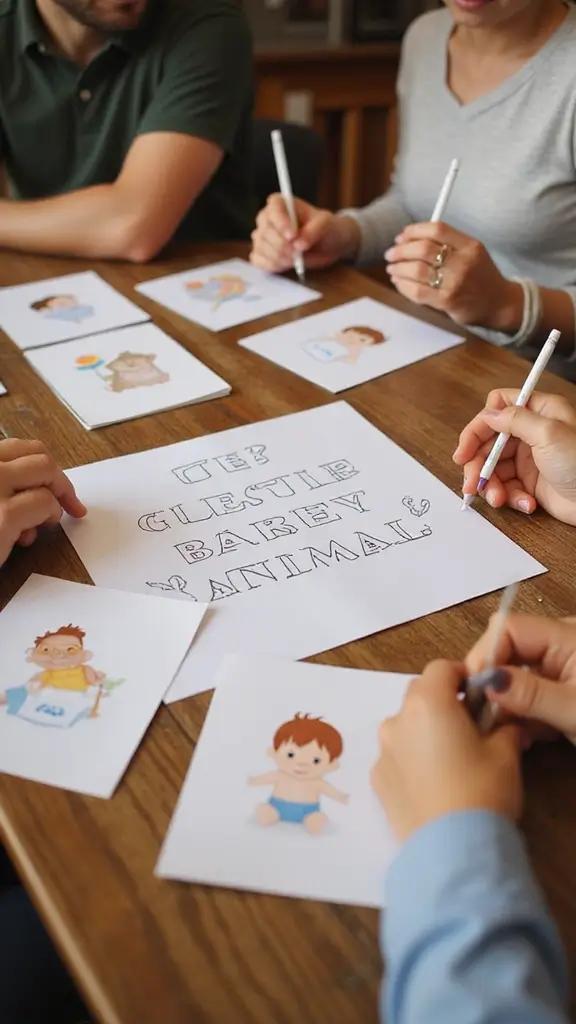 25 Creative Baby Shower Games That Will Have Everyone Laughing (You Won't Believe #5!) - 13. Guess the Baby Animal
