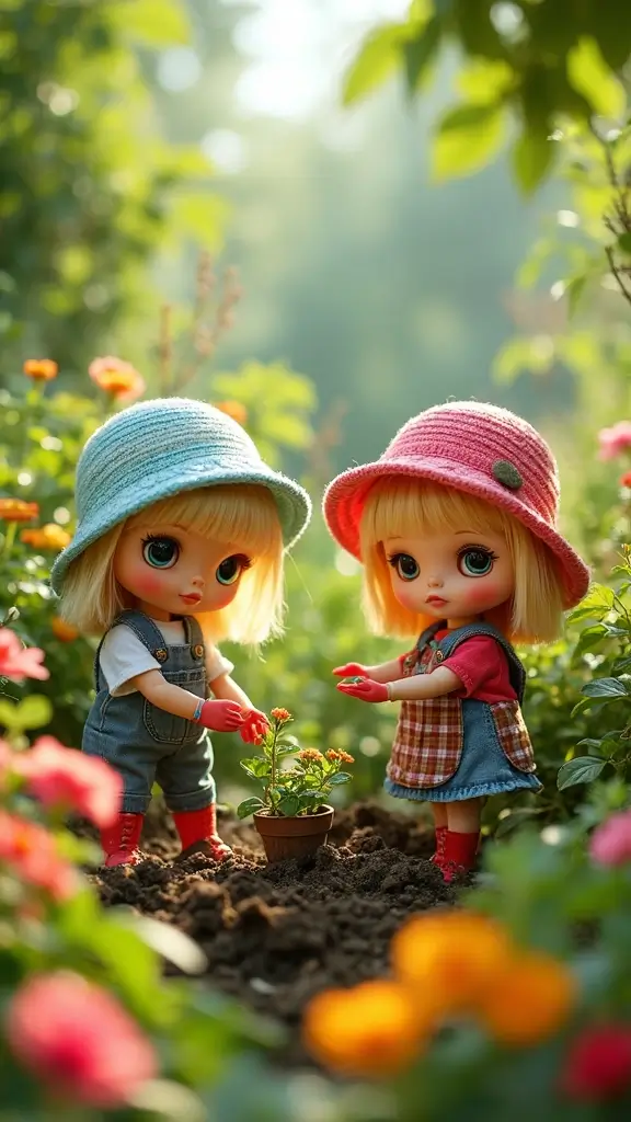 25 Creative Play Ideas with Blythe That Will Spark Your Child’s Imagination! - 19. Blythe’s Garden Restoration