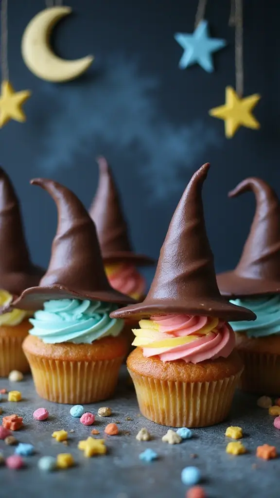 25 Fun Cupcake Decorating Ideas Your Kids Will Love (You Won't Believe #5!) - 14. Wizard Cupcakes