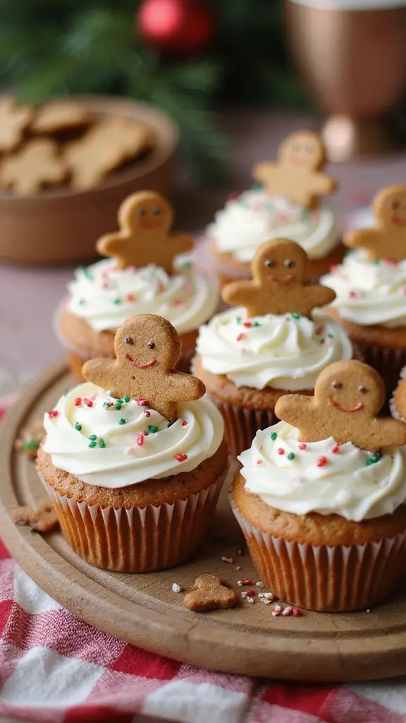 25 Fun Cupcake Decorating Ideas Your Kids Will Love (You Won't Believe #5!) - 18. Gingerbread Cupcakes