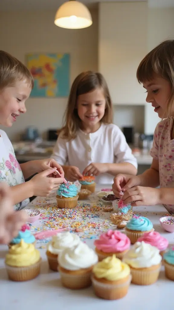 25 Fun Cupcake Decorating Ideas Your Kids Will Love (You Won't Believe #5!) - 9. Cupcake Decorating Station
