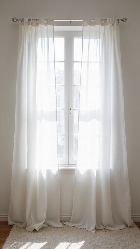 25 Minimalist Baby Room Designs That'll Make You Say 'I Wish I Thought of That!' - 17. Simple Window Treatments