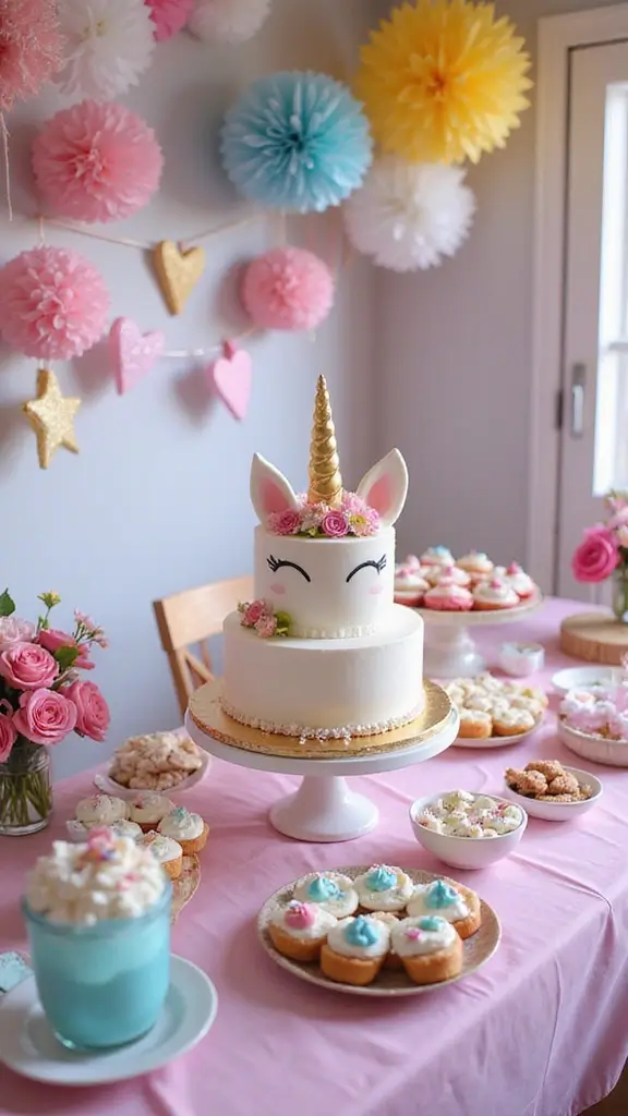 25 Sweet & Cute Baby Shower Ideas Parenting Families Adore - 15. Magical Unicorns