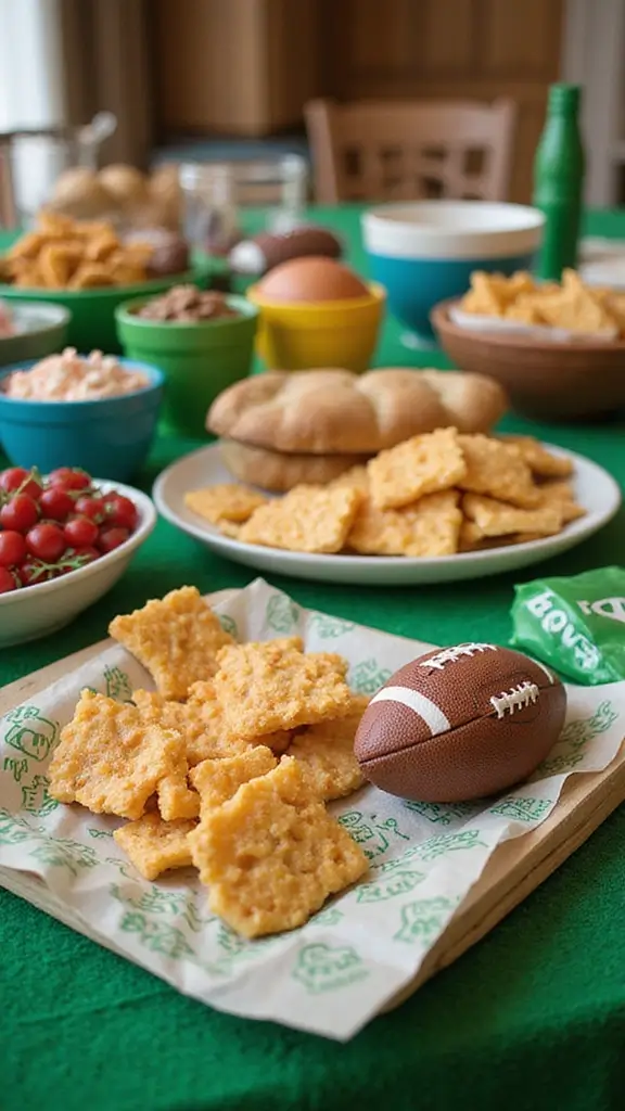 25 Sweet & Cute Baby Shower Ideas Parenting Families Adore - 16. Football Fanatic