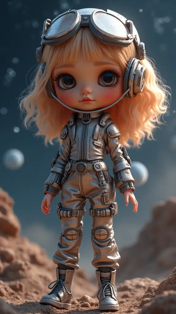 26 Stunning Custom Blythe Dolls That Will Make You Want to Start Collecting NOW! - 15. Sci-Fi Space Explorer Blythe